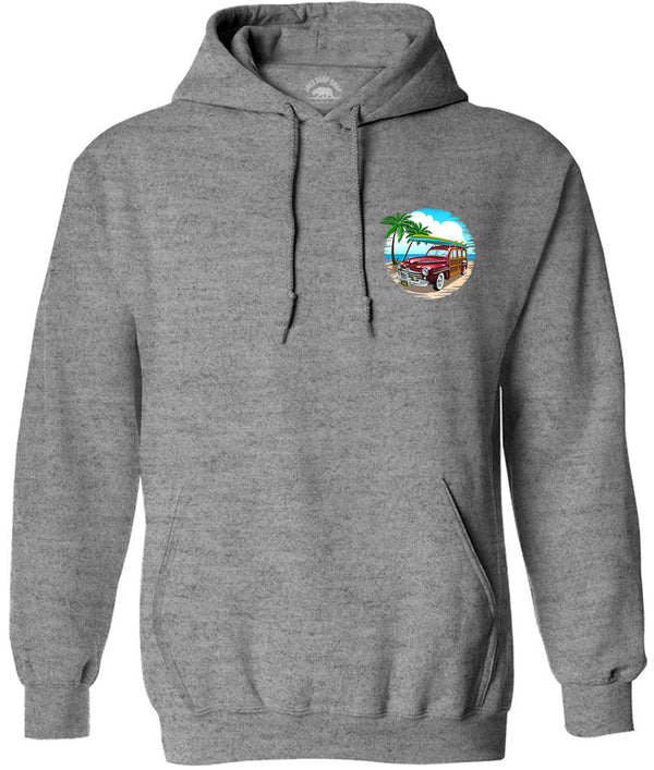 Joe's Surf Shop Beachside Woody Pullover Surf Hoodie