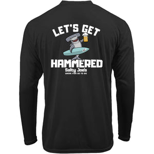 Salty Joe's Let's Get Hammered Long Sleeve Sun Shirt