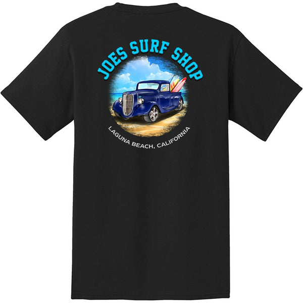 Joe's Surf Shop Surf Truck Heavyweight Pocket Tee