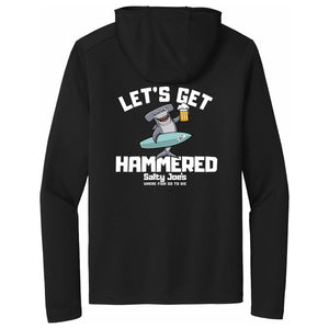 Salty Joe's Let's Get Hammered Hooded Sun Shirt