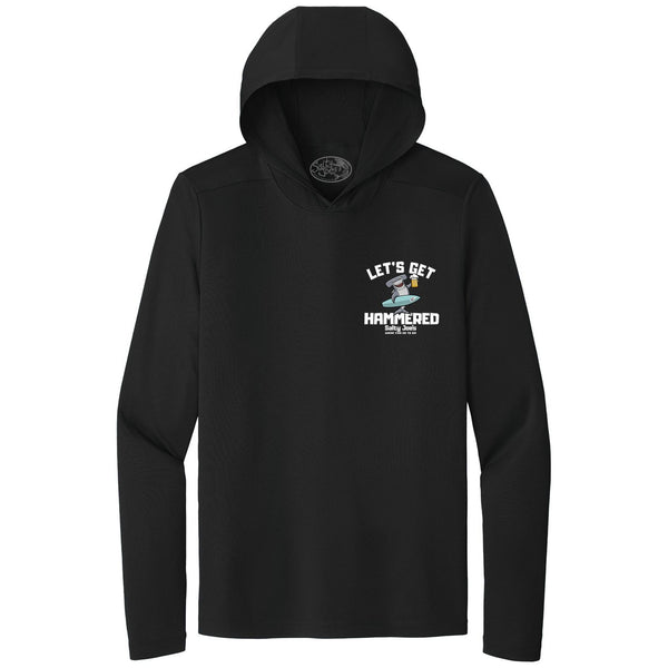 Salty Joe's Let's Get Hammered Hooded Sun Shirt