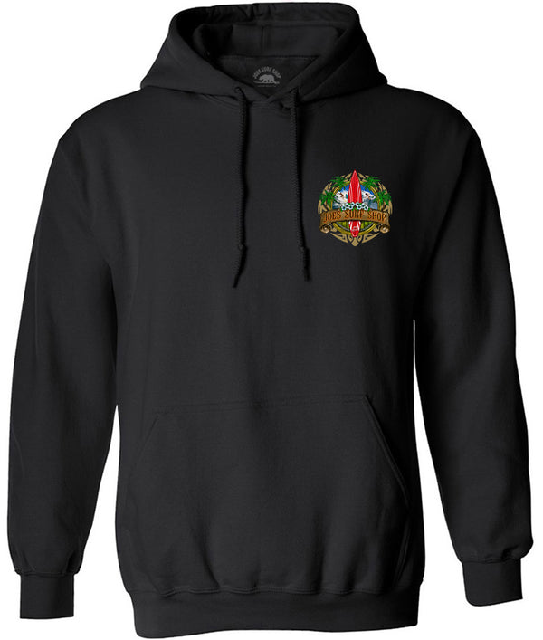 Joe's Surf Shop Longboard Pullover Surf Hoodie