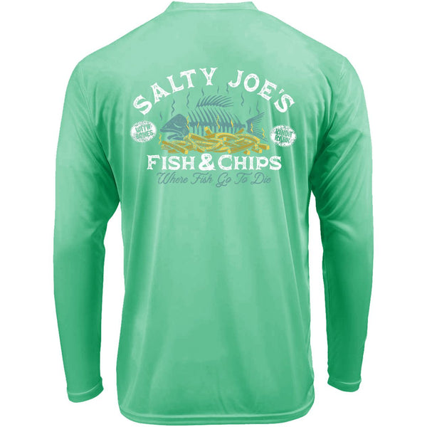 Salty Joe's Fish & Chips Long Sleeve Sun Shirt