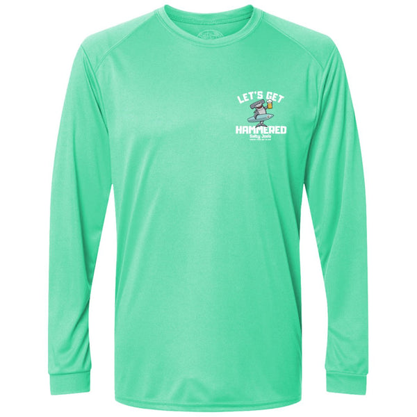 Salty Joe's Let's Get Hammered Long Sleeve Sun Shirt