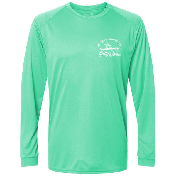 Salty Joe's Fishing Boat Long Sleeve Sun Shirt