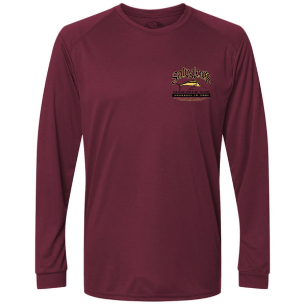 Salty Joe's Fish Count Long Sleeve Performance Shirt