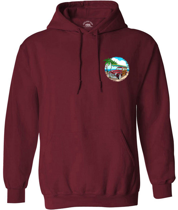 Joe's Surf Shop Beachside Woody Pullover Surf Hoodie