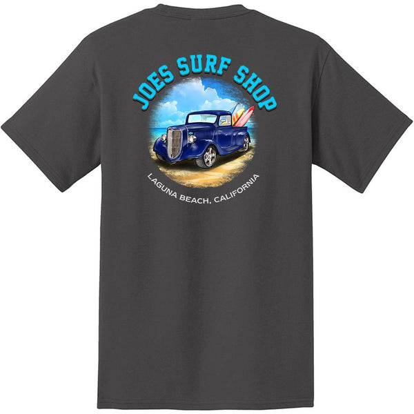 Joe's Surf Shop Surf Truck Heavyweight Pocket Tee