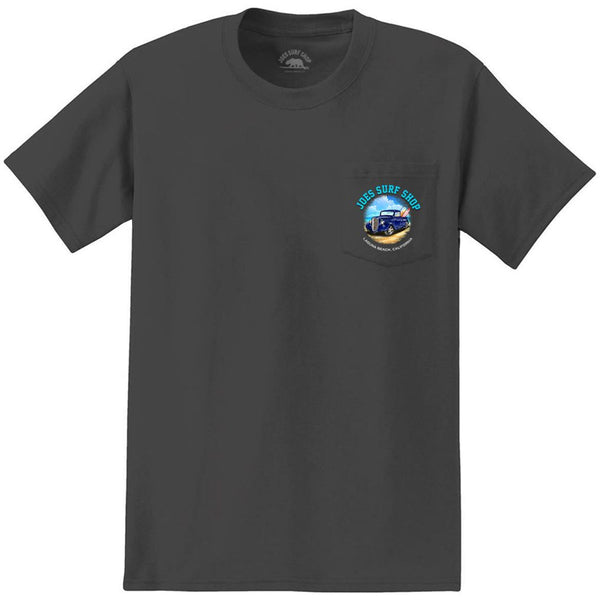 Joe's Surf Shop Surf Truck Heavyweight Pocket Tee