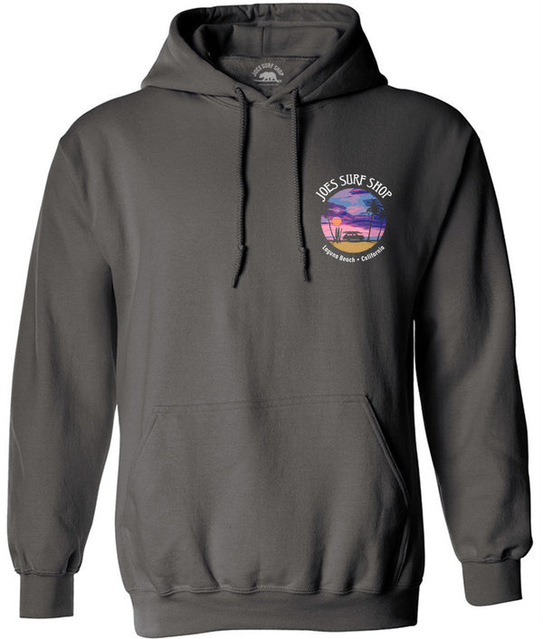 Joe's Surf Shop Wagon Silhouette Pullover Surf Hoodie