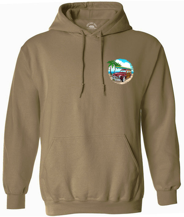 Joe's Surf Shop Beachside Woody Pullover Surf Hoodie