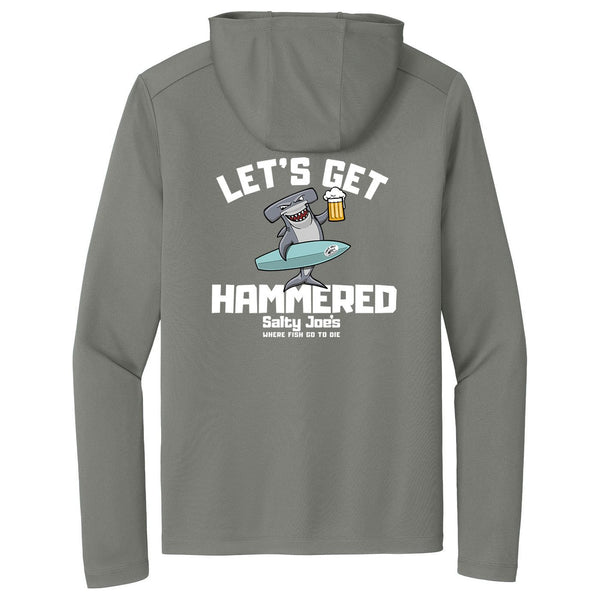 Salty Joe's Let's Get Hammered Hooded Sun Shirt