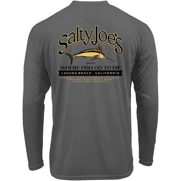 Salty Joe's Fish Count Long Sleeve Performance Shirt