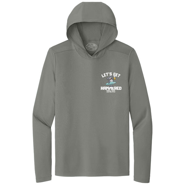 Salty Joe's Let's Get Hammered Hooded Sun Shirt