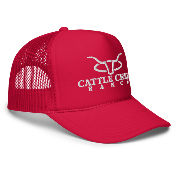 Cattle Creek Ranch Embroidered Foam Trucker Hat