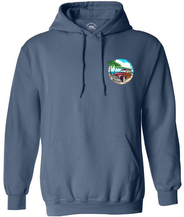 Joe's Surf Shop Beachside Woody Pullover Surf Hoodie