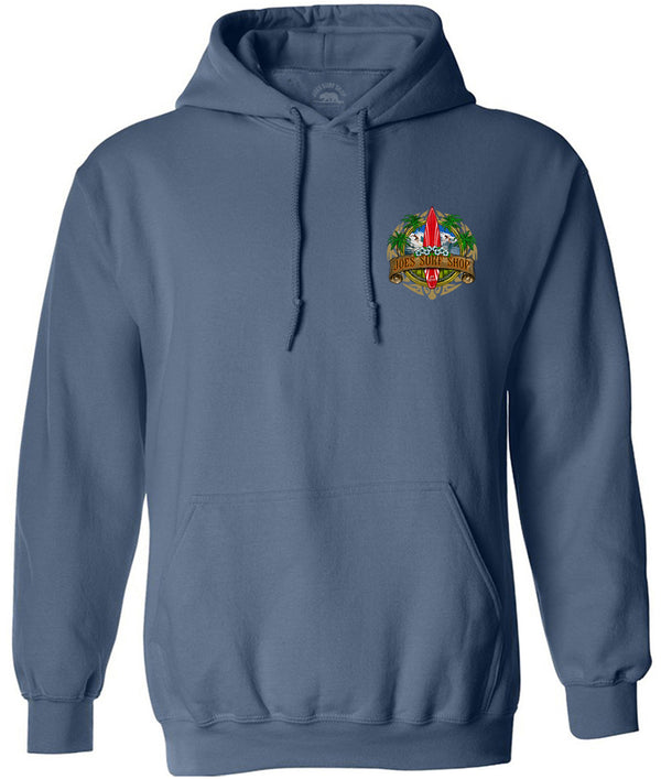 Joe's Surf Shop Longboard Pullover Surf Hoodie