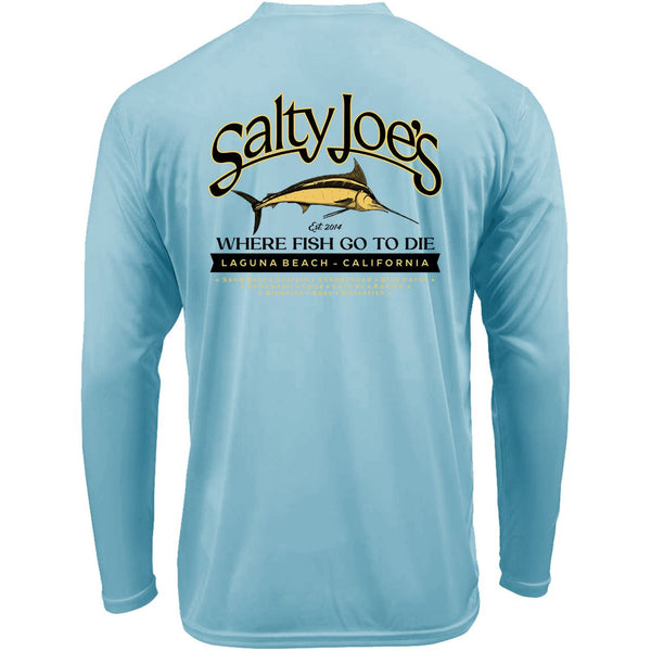 Salty Joe's Fish Count Long Sleeve Performance Shirt