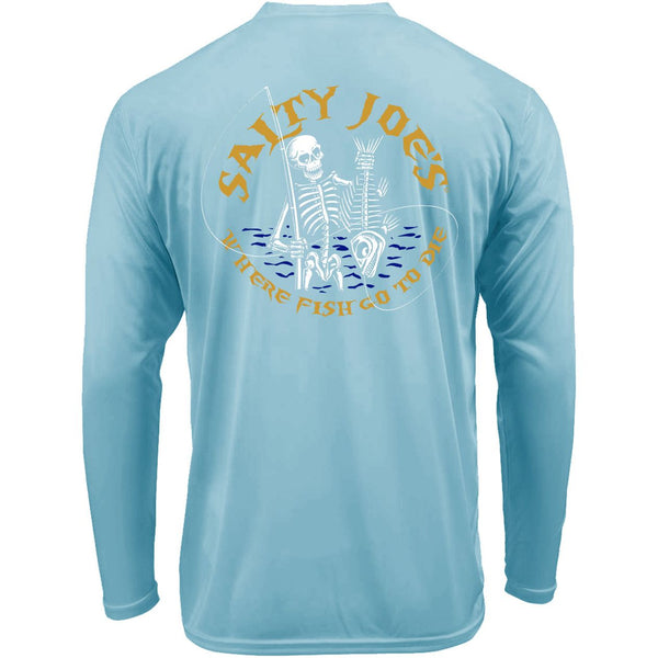 Salty Joe's Fishin' Bones Long Sleeve Sun Shirt