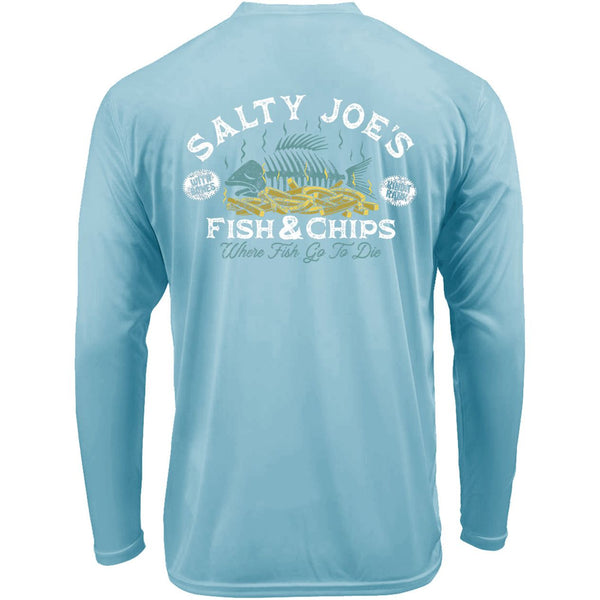 Salty Joe's Fish & Chips Long Sleeve Sun Shirt