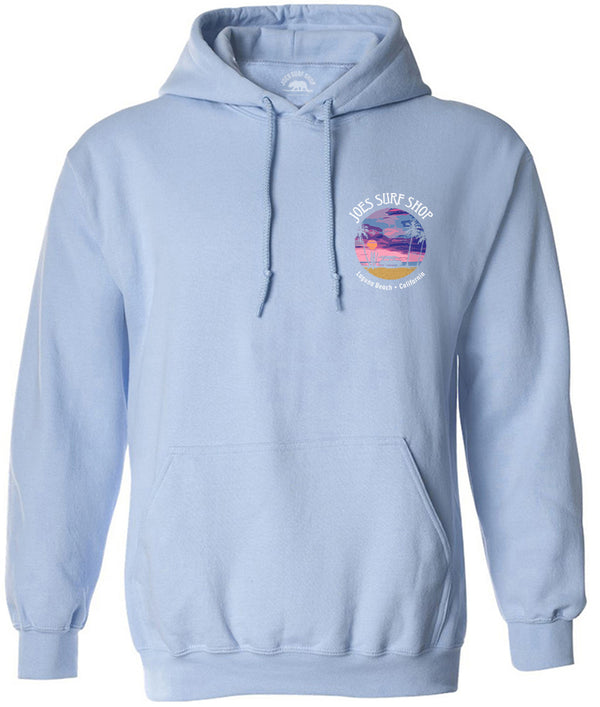 Joe's Surf Shop Wagon Silhouette Pullover Surf Hoodie