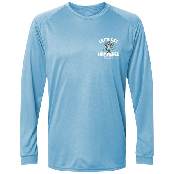 Salty Joe's Let's Get Hammered Long Sleeve Sun Shirt