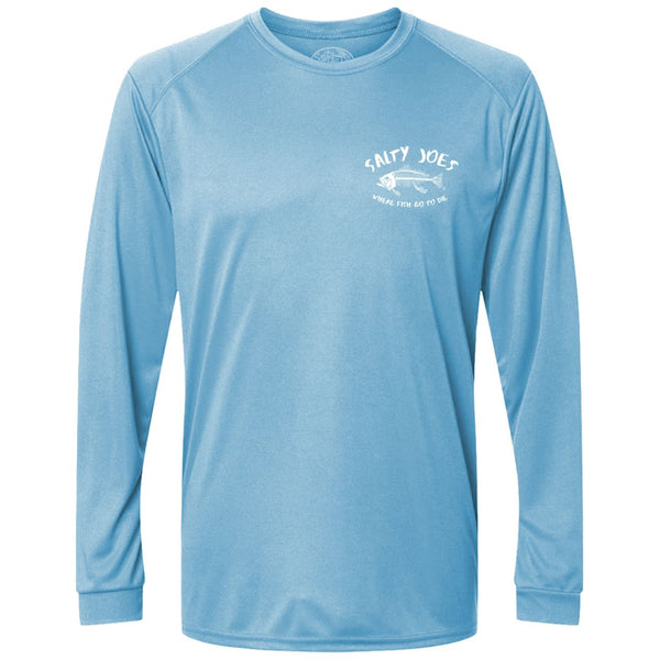 Salty Joe's "Where Fish Go To Die" Long Sleeve Performance Shirt