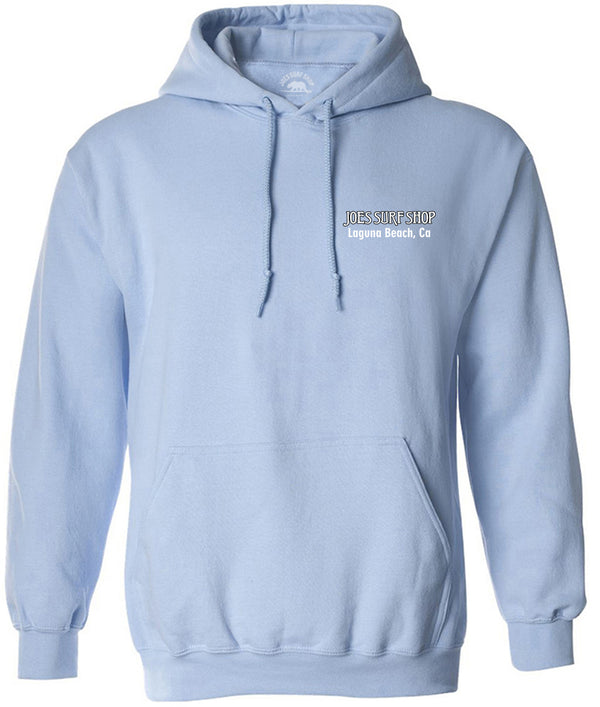 Joe's Surf Shop Laguna Beach Sunset Surfer Pullover Surf Hoodie