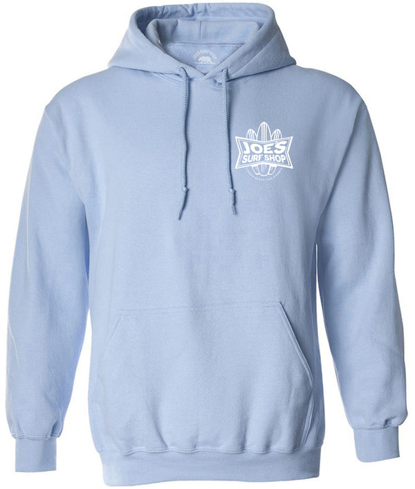 Joe's Surf Shop Surfboards Pullover Hoodie