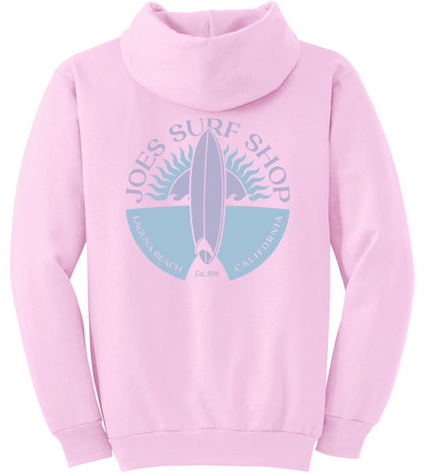 Joe's Surf Shop Sunset Scene Pullover Surf Hoodie