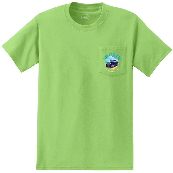 Joe's Surf Shop Surf Truck Heavyweight Pocket Tee