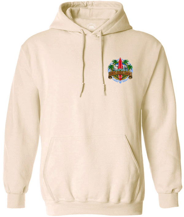 Joe's Surf Shop Longboard Pullover Surf Hoodie