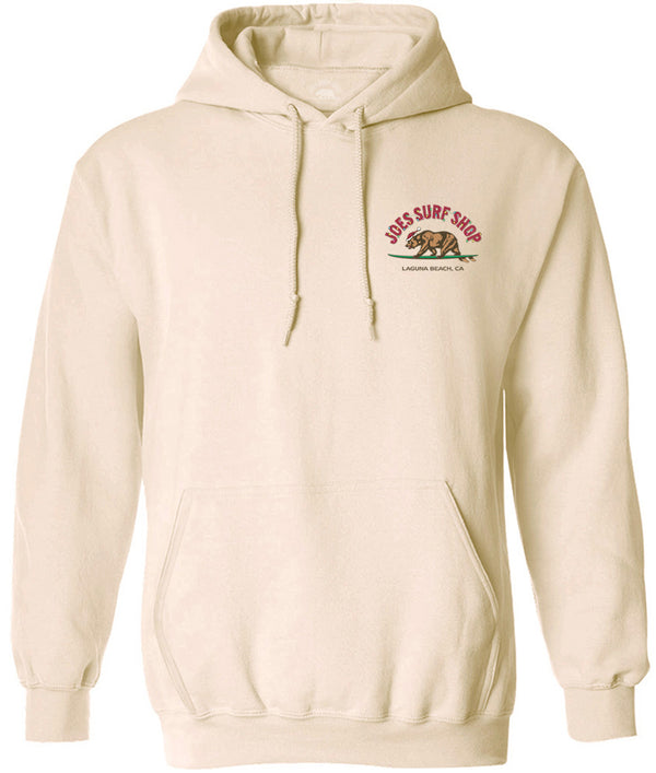 Joe's Surf Shop Christmas Surfing Bear Pullover Surf Hoodie