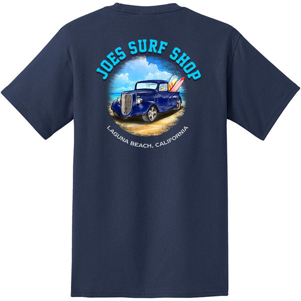 Joe's Surf Shop Surf Truck Heavyweight Pocket Tee