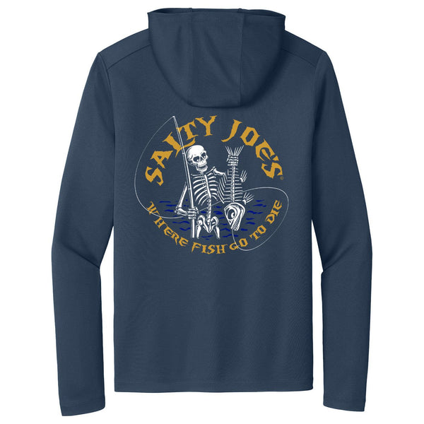 Salty Joe's Fishin' Bones Hooded Sun Shirt