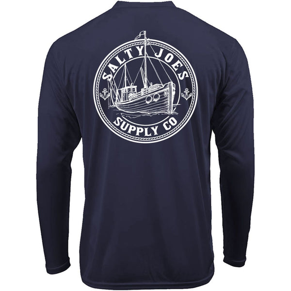 Salty Joe's Fishing Trawler Long Sleeve Sun Shirt