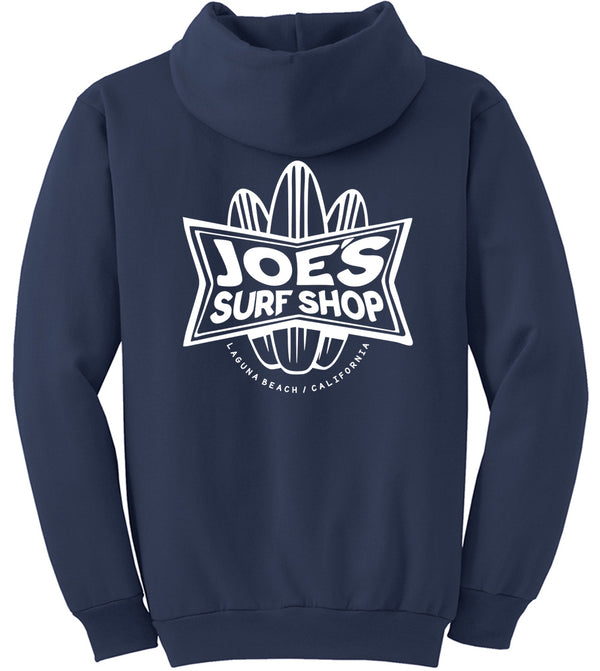 Joe's Surf Shop Surfboards Pullover Hoodie