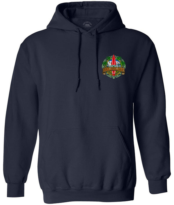 Joe's Surf Shop Longboard Pullover Surf Hoodie