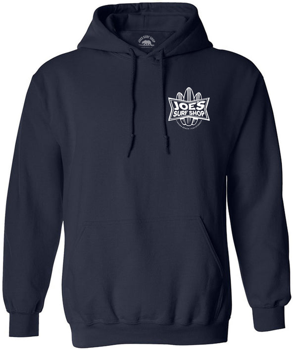 Joe's Surf Shop Surfboards Pullover Hoodie