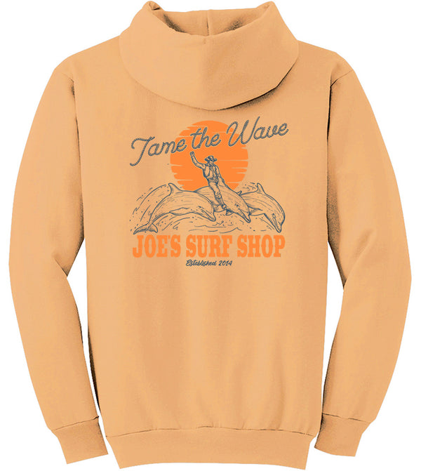 Joe's Surf Shop Diving Dolphins Pullover Surf Hoodie