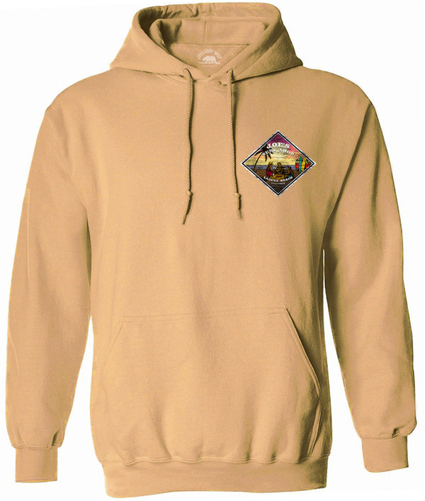 Joe's Surf Shop Three Bears on the Beach Pullover Surf Hoodie