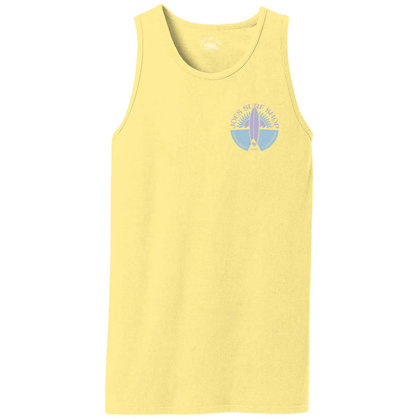 Joe's Surf Shop Sunset Scene Beach Wash® Garment-Dyed Tank Top