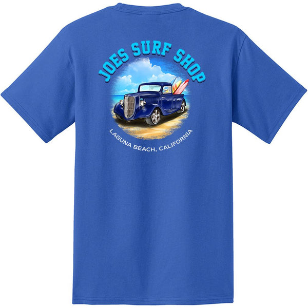 Joe's Surf Shop Surf Truck Heavyweight Pocket Tee