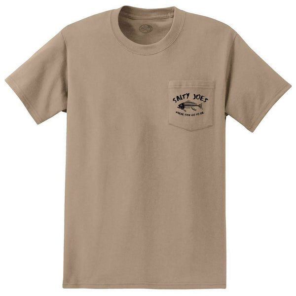 Salty Joe's "Where Fish Go To Die" Heavyweight Pocket Tee