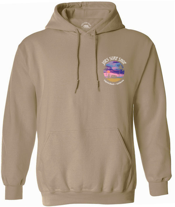 Joe's Surf Shop Wagon Silhouette Pullover Surf Hoodie