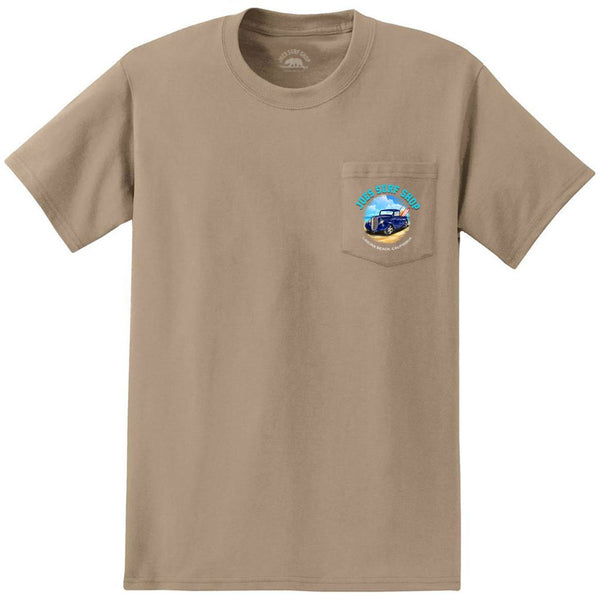 Joe's Surf Shop Surf Truck Heavyweight Pocket Tee