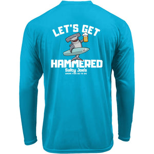 Salty Joe's Let's Get Hammered Long Sleeve Sun Shirt