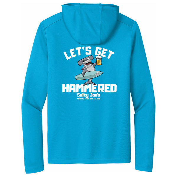 Salty Joe's Let's Get Hammered Hooded Sun Shirt