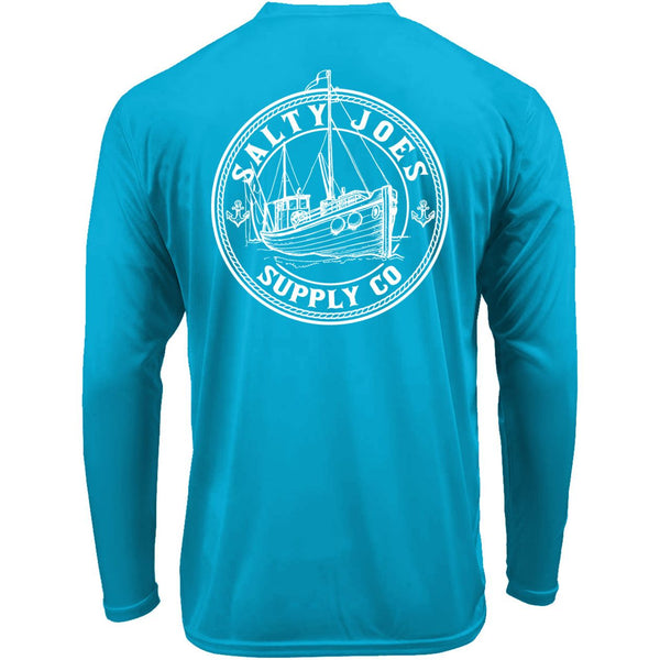 Salty Joe's Fishing Trawler Long Sleeve Sun Shirt