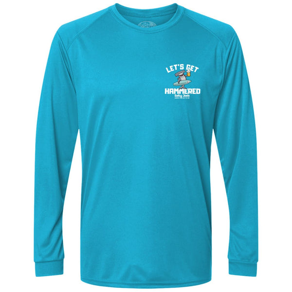 Salty Joe's Let's Get Hammered Long Sleeve Sun Shirt